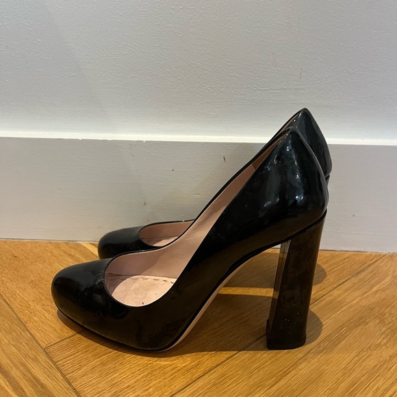 Chunky heel patent leather miu miu pumps size 35 - Picture 5 of 5